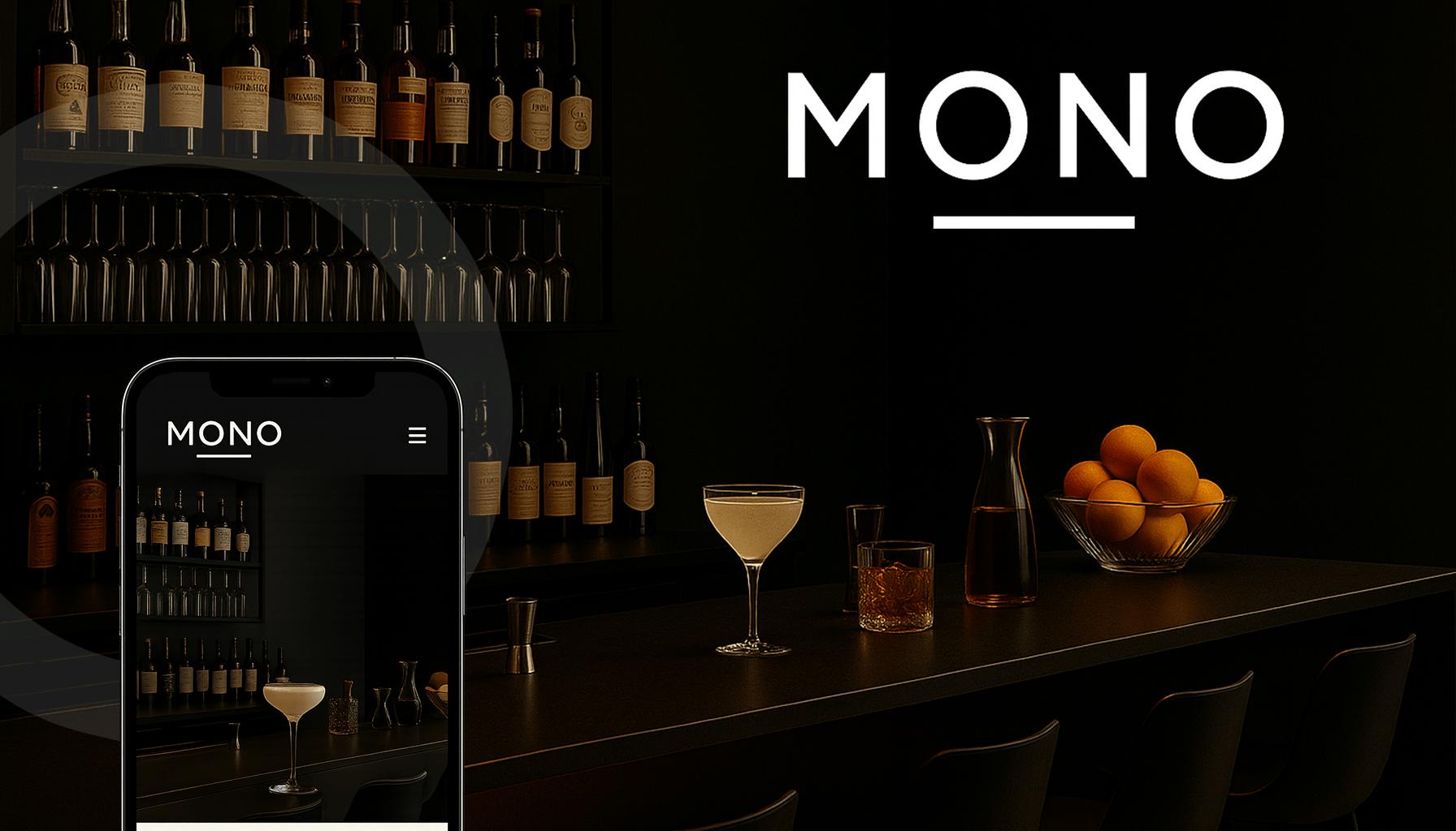 Projet MONO — identité de marque et web design