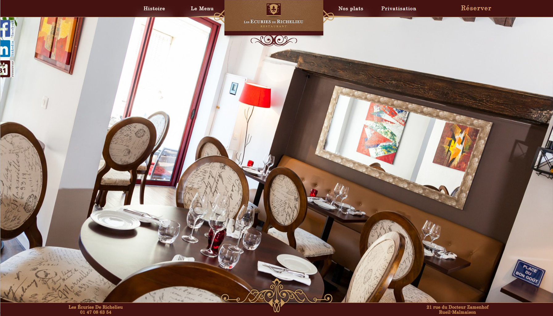 Écuries Richelieu — site web avec réservation réalisé par Hooked Studio