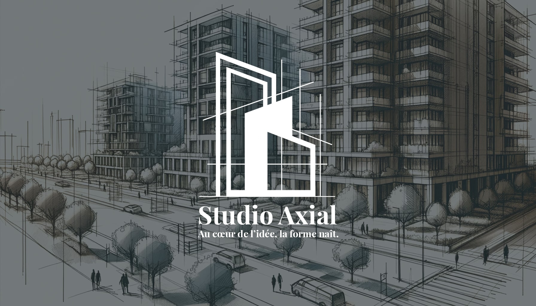 Projet Studio Axial — logo et identité visuelle